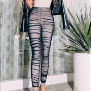 Pretty little thing rouched pants